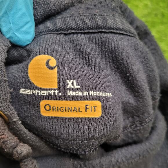 Carhartt Original Fit Logo Hoodie Sweatshirt Mens XL (Fits 2XL) - Picture 5 of 5